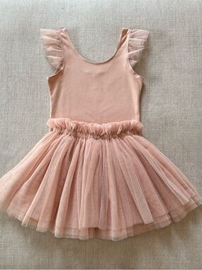Noralee Lottie Tutu Dress Size 8 Blush Pink Tulle Party Flower Girl Ballet